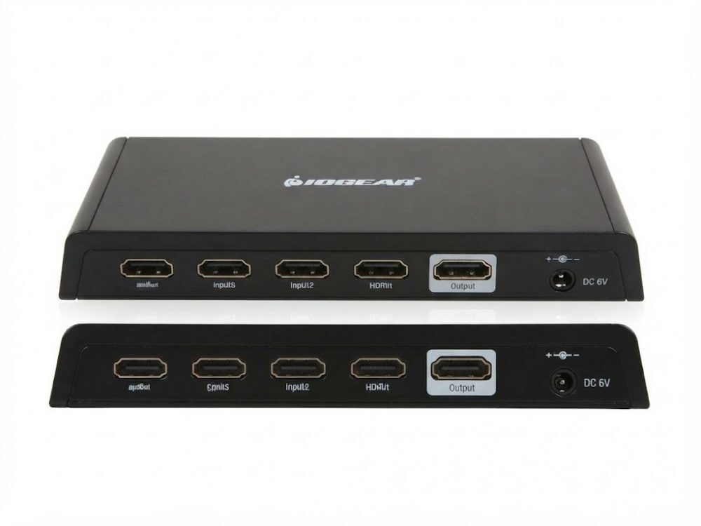 IOGEAR GHVSW4 4-Port HD Audio/Video HDMI Switch - Tested w/ Power Cable